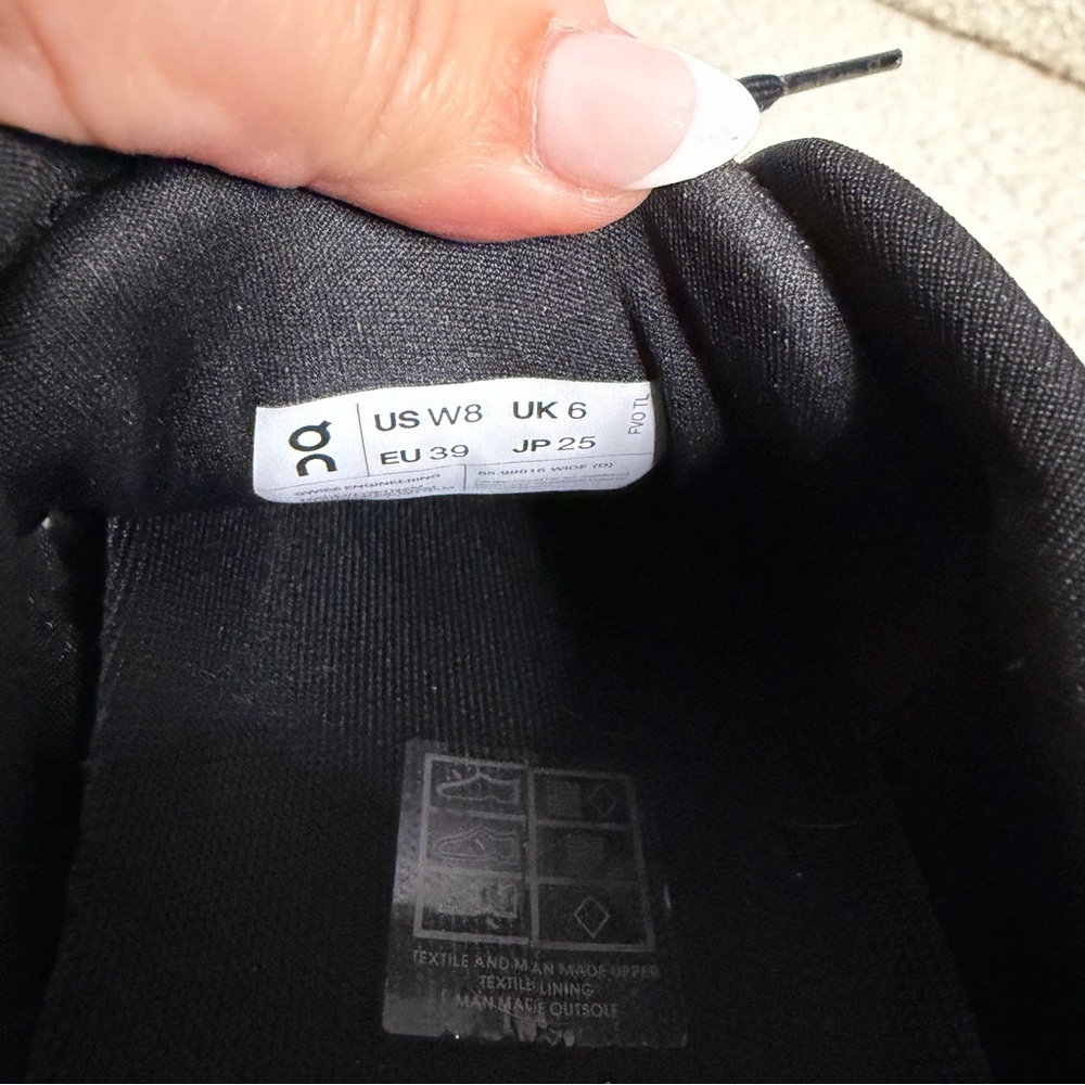 ON WOMEN'S CLOUDGO Black Eclipse Running Shoes Cl… - image 7